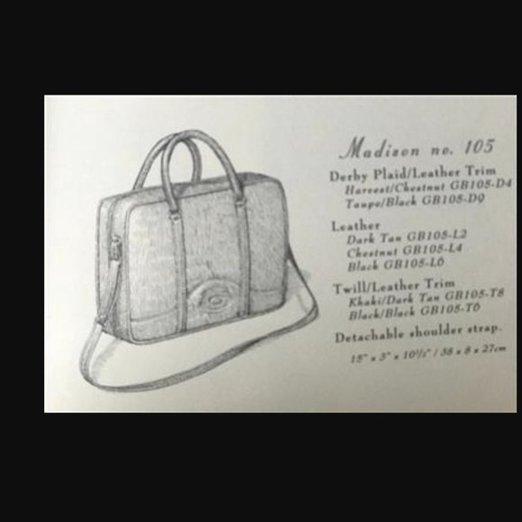 Vintage Ghurka Marley Hodgson Madison No. 105 Tan Leather Briefcase USA 1994 EUC - Picture 11 of 16